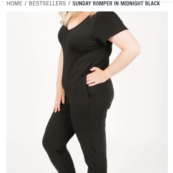 Smash and Tess Sunday romper in black size small - Picture 4 of 5